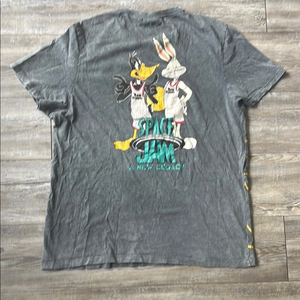 Space Jam Gray T-Shirt - Picture 2 of 2